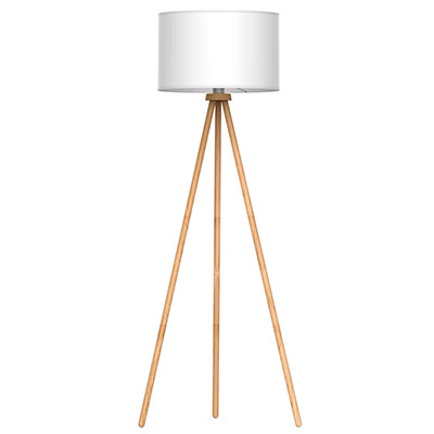 grande lampe blanche scandinave